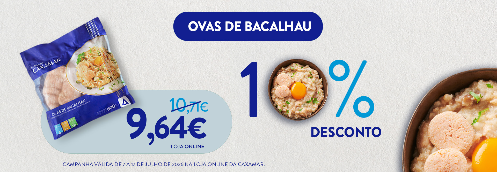 Ovas Bacalhau (10% Desconto)