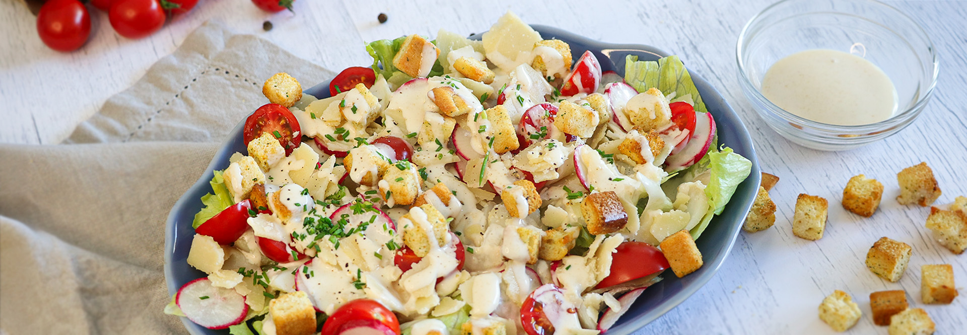 Salada César de Bacalhau 