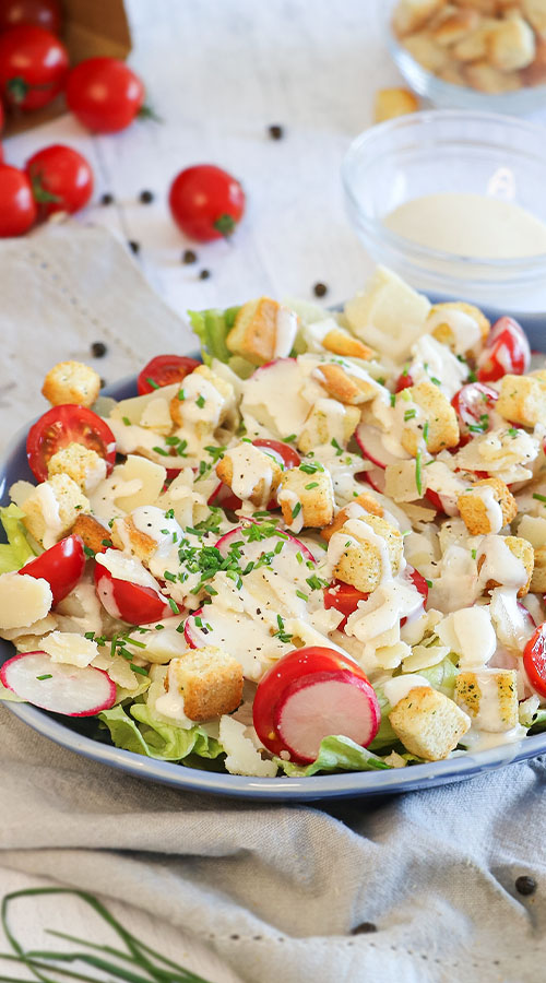 Salada César de Bacalhau 