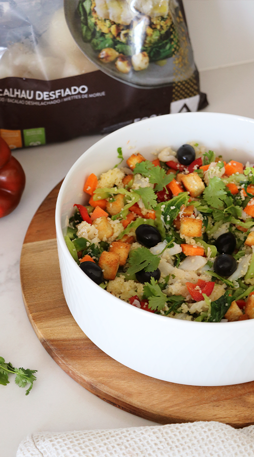 Salada Fresca de Bacalhau