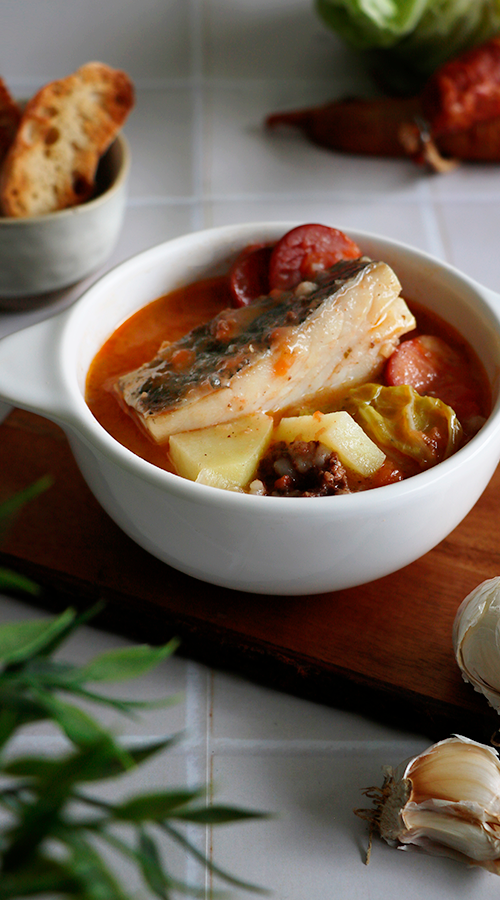 Caldeirada de Bacalhau à Moda de Almeirim