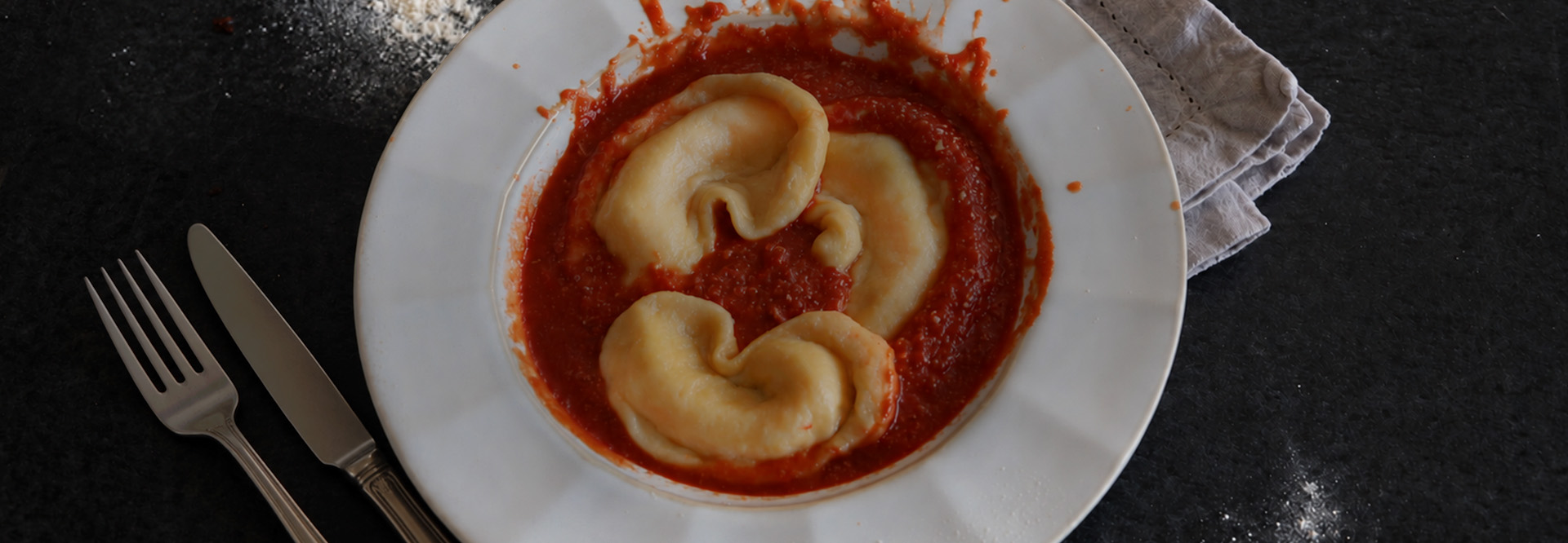 Raviolis de Bacalhau