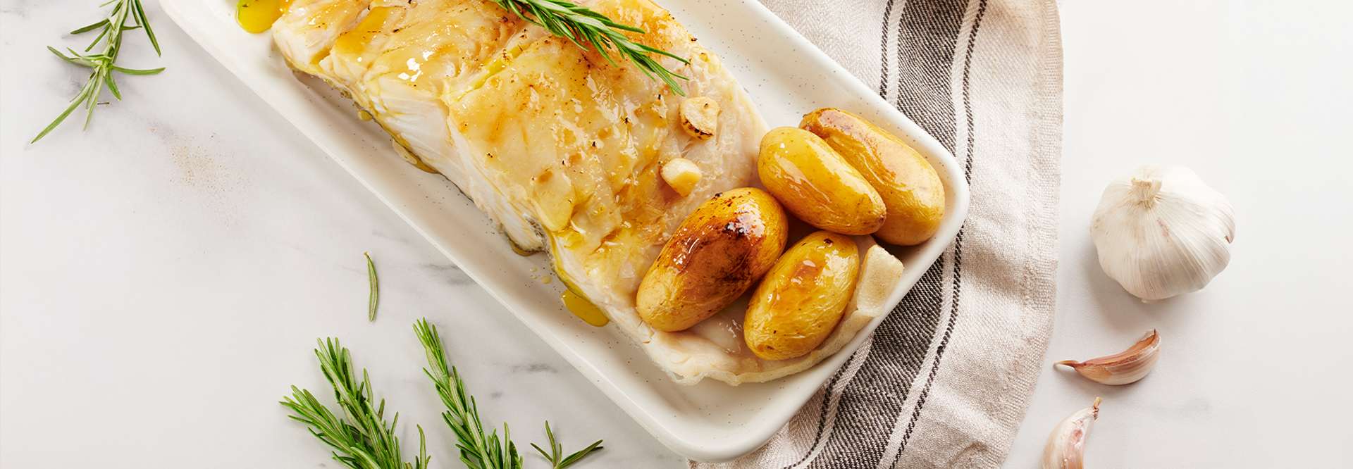 Bacalhau Assado com Batatas