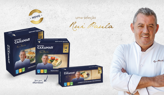 CAXAMAR APRESENTA 3 NOVOS PRODUTOS COM ASSINATURA DO CHEF RUI PAULA