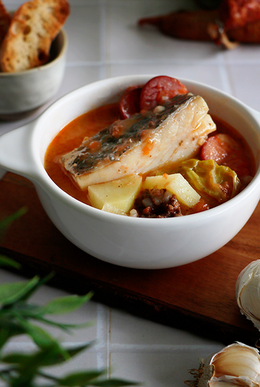 Caldeirada de Bacalhau à Moda de Almeirim