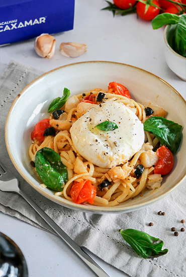Linguini de Bacalhau