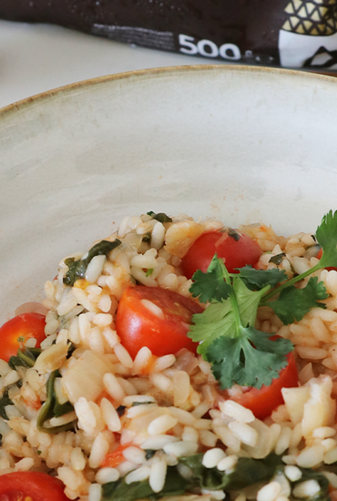 Arroz de Bacalhau com Espinafres